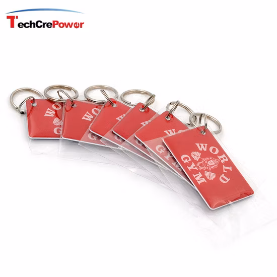 IC Epoxy Keyfob Custom NFC Chip RFID Proximity Epoxy Keyfobs Ring Tags