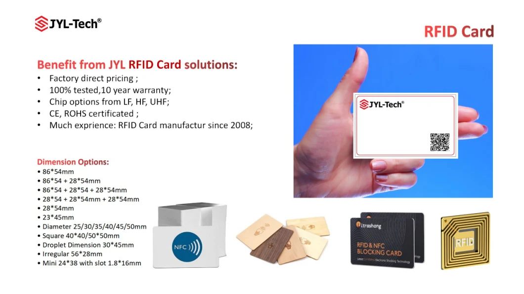 125kHz Lf Proximity ID Card Cootactless Em4200 Tk4100 T5577 PVC RFID Card