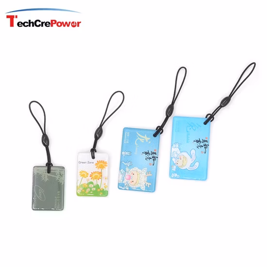 IC Epoxy Keyfob Custom NFC Chip RFID Proximity Epoxy Keyfobs Ring Tags