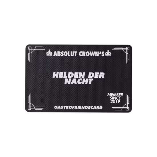 Matt Black Stainless Steel Metal Credit Card Size RFID NFC Card Metal Business Card for Wholesale