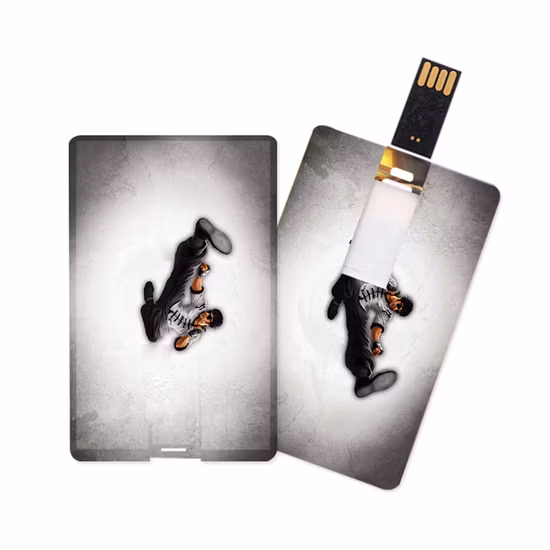 Wholesale OEM Customized Logo Printing Business Gift Credit Card USB Stick