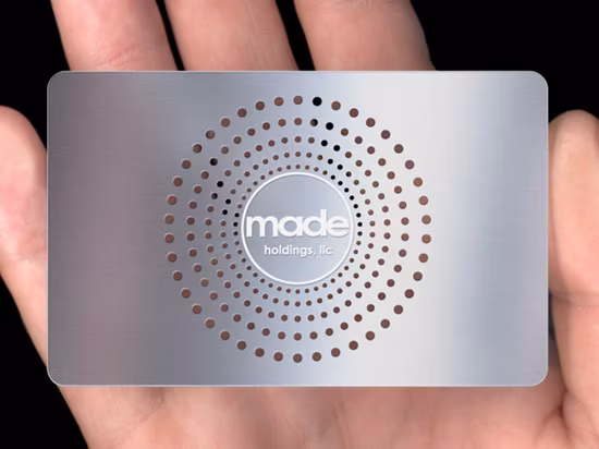 Stainless Steel Aluminum Copper Luxury Etched Metal Business Card